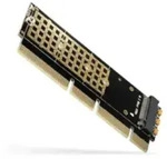 AXAGON PCI-E 3.0 16x - M.2 SSD NVMe. Up to 80mm - PCIe - M.2 - Niedriges Profil - PCI