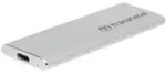 Transcend ESD260C 1 TB Externe SSD USB-C&reg;, USB-A Silber TS1TESD260C