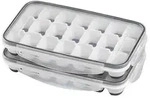 APS Eisw&uuml;rfeldose mit Deckel, transparent / grau, 2er Set