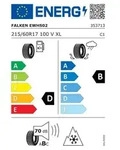 FALKEN Winterreifen 215/60 R17 TL 100V EUROWINTER HS02 XL BSW M+S 3PMSF