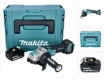 Makita DGA 521 T1X1J Akku Winkelschleifer 18 V 125 mm X-LOCK Brushless + 1x...