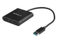 StarTech.com USB 3.0 to Dual HDMI Adapter - 4K 30Hz - External Video & Graphics Card