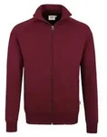 HAKRO Sweatjacke College weinrot, L