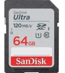 SanDisk SDXC Ultra 64GB (Class 10/UHS-I/140MB/s) SDHC-Karte 64 GB UHS-Class 1