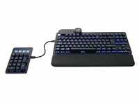 Mountain Everest Max - Tastatur - mit Mediendock - Hintergrundbeleuchtung - USB-C -