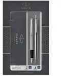 Parker 2093258, Kugelschreiber + F&uuml;llfederhalter, Blau, Medium, 1 mm, Schwarz,