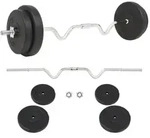 vidaXL Langhantel-Set 30 kg