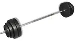 vidaXL Langhantel mit Gewichten Set 60 kg