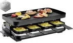 Trisa 7561.4212 Raclette 8 Pf&auml;nnchen, Grillfunktion, Temperaturvorwahl Schwarz