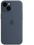 Apple Silicon Case MagSafe Case Apple iPhone 14 Blau Induktives Laden, Sto&szlig;fest