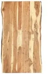 vidaXL Tischplatte Massivholz Akazie 118x(50-60)x3,8 cm