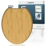 WC-Sitz NATURAL BAMBOO, Bambus, mit Absenkautomatik