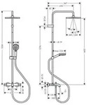 bestehend aus Kopfbrause &middot; Handbrause &middot; Brausethermostat &middot; Brauseschlauch &middot;