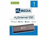 Mymedia SSD 1TB, USB 3.1, Typ A-C, Mini (R) 520MB/s, (W) 500MB/s, Retail-Blister