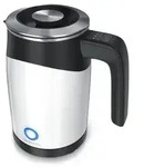 Arendo Wasserkocher 0,5 l, 1100 W, Edelstahl Single Reisewasserkocher Mini,