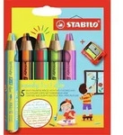 STABILO Multitalentstift woody 3 in 1 duo, 5er Kartonetui
