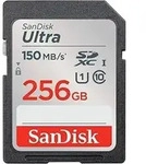 SanDisk SDXC Ultra 256GB (Class 10/UHS-I/150MB/s) SDXC-Karte 256 GB UHS-Class 1