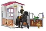 Schleich Horse Club 42437 - Pferdebox mit Tori & Princess
