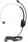 Manhattan Mono USB-Headset On-Ear kabelgebunden USB-A-Stecker Lautst&auml;rkeregelung