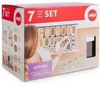 emsa Trockenvorratsdose OPTIMA, 7er Set, transparent-wei&szlig;