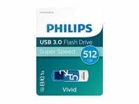 Philips USB 3.0 512GB Vivid Edition Blue - USB-Stick - 512 GB - USB-Stick - 512