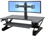 Ergotron WorkFit-TL Sitz-Steh-Schreibtischaufsatz H&ouml;hen-Bereich: 38 cm (max) Schwarz