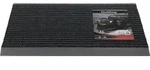 Fu&szlig;matte Alu-Anlaufkante schwarz/schwarz PP/Alu L500xB800xS22mm