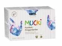 "KREUL Funkel-Fingerfarbe "MUCKI", 150 ml, 6er-Set"