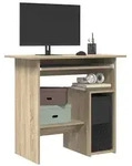 vidaXL Schreibtisch Sonoma-Eiche 80x45x74 cm Holzwerkstoff