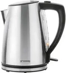 Grossag WK 45 Wasserkocher Edelstahl, Schwarz Fassungsverm&ouml;gen: 1.2 l