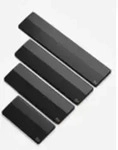 GV-87-DARK, Holz, Schwarz, 360 mm, 100 mm, 19 mm, 360 x 100 x 19 mm