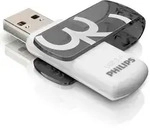 Philips 3.0 USB-Sticks Vivid 2 Stk. 32 GB Wei&szlig; und Grau