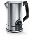 Arendo Wasserkocher Edelstahl, 1,7 Liter 2200W mit Temperatureinstellung und