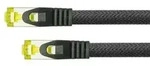 Python&reg; Series RJ45 Patchkabel mit Cat. 7 Rohkabel, und Nylongeflecht, S/FTP, PiMF,