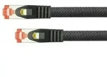 Python&reg; Series Patchkabel mit Rastnasenschutz und Nylongeflecht, Cat. 6, S/FTP,