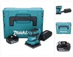 Makita DBO 480 F1J Akku Schwingschleifer 18 V 112 x 102 mm + 1x Akku 3,0 Ah +...