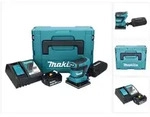 Makita DBO 480 RT1J Akku Schwingschleifer 18 V 112 x 102 mm + 1x Akku 5,0 Ah +