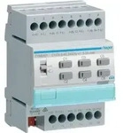 Hager TYM646T Smart-Home-Aktor DIN-Schienenmontage Ausl&ouml;ser Rollo/Jalousie 6 Kan&auml;le