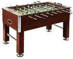 vidaXL Kickertisch Stahl 60 kg 140 x 74,5 x 87,5 cm Braun