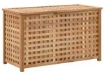 vidaXL W&auml;schetruhe 77,5&times;37,5&times;46,5 cm Walnuss Massivholz