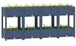 vidaXL Hochbeet 160x40x71 cm Polypropylen
