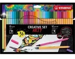 STABILO point 88 / Pen 68 Kreativ-Set ARTY, 36er Kartonetui