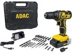 BR&Uuml;DER MANNESMANN ADAC Akku-Bohrschrauber, 20 Volt, Koffer