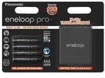 4x eneloop pro Micro Akku BK-4HCDEC4BE Ni-MH 1,2 V / 930mAh