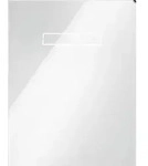TECElux WC-Bet&auml;tigungsplatte mit sen-Touch Elektronik Glas wei&szlig;