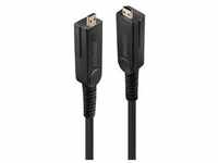 Lindy 38326 100m Fibre Optic Hybrid Micro-HDMI 2.0 18G Kabel mit abnehmbaren HDMI- &