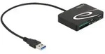Delock Kartenleser (SD, microSD, XQD 2.0) - USB 3.2 Gen 1
