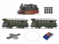 Roco Steam locomotive class 80 with passenger train maßstabsgetreue modell