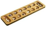 Kalaha, Superior, Bambus, Brettspiel aus Holz, 1-2 Spieler, ab 8 Jahren