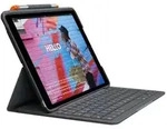 Logitech Slim Folio - Tastatur und Folioh&uuml;lle - kabellos - Bluetooth LE - QWERTY -